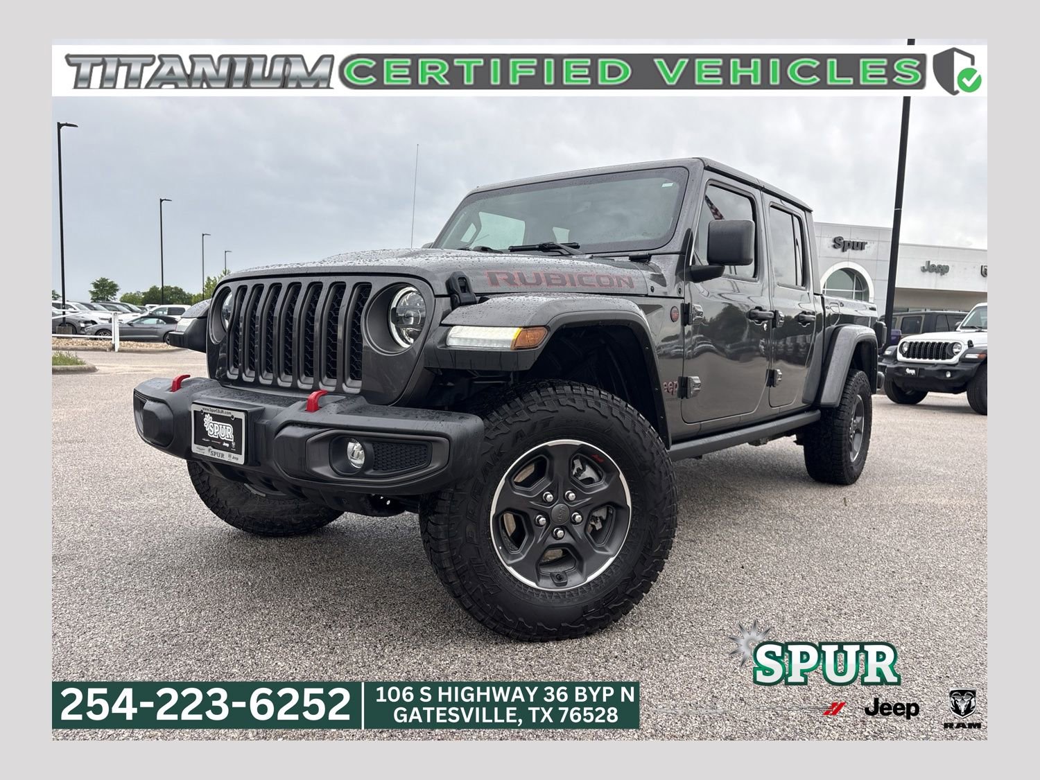 Used 2023 Jeep Gladiator Rubicon w/ LED Lighting Group