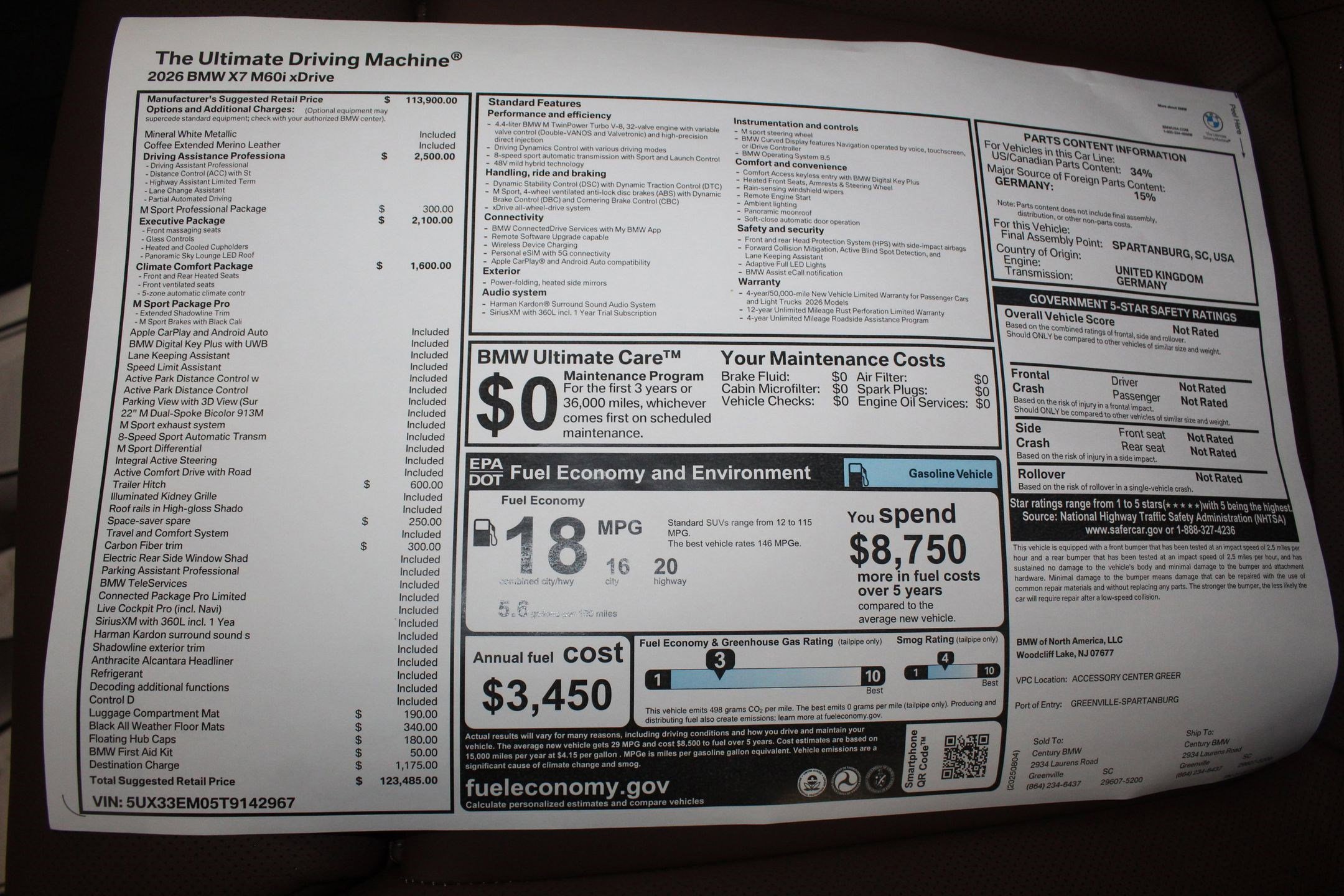 New 2026 BMW X7 M60i image 23