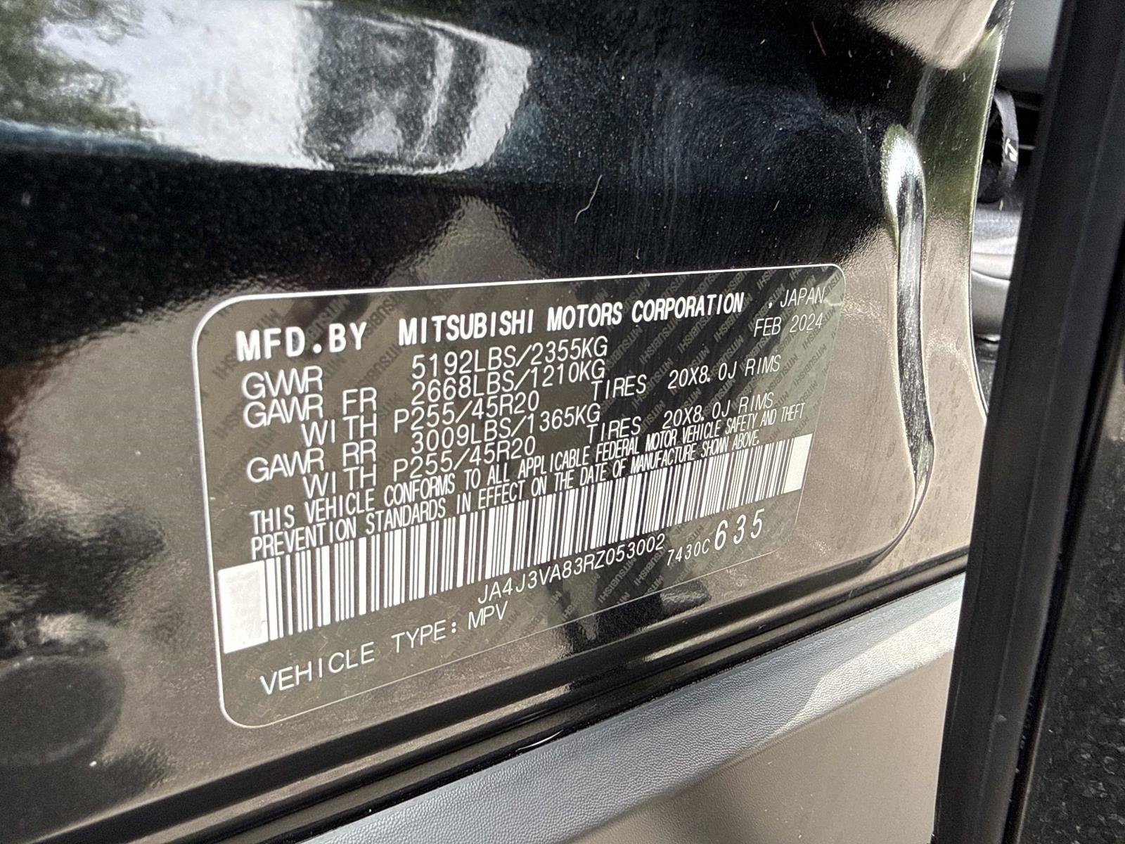 Used 2024 Mitsubishi Outlander SE Black Edition FWD image 36