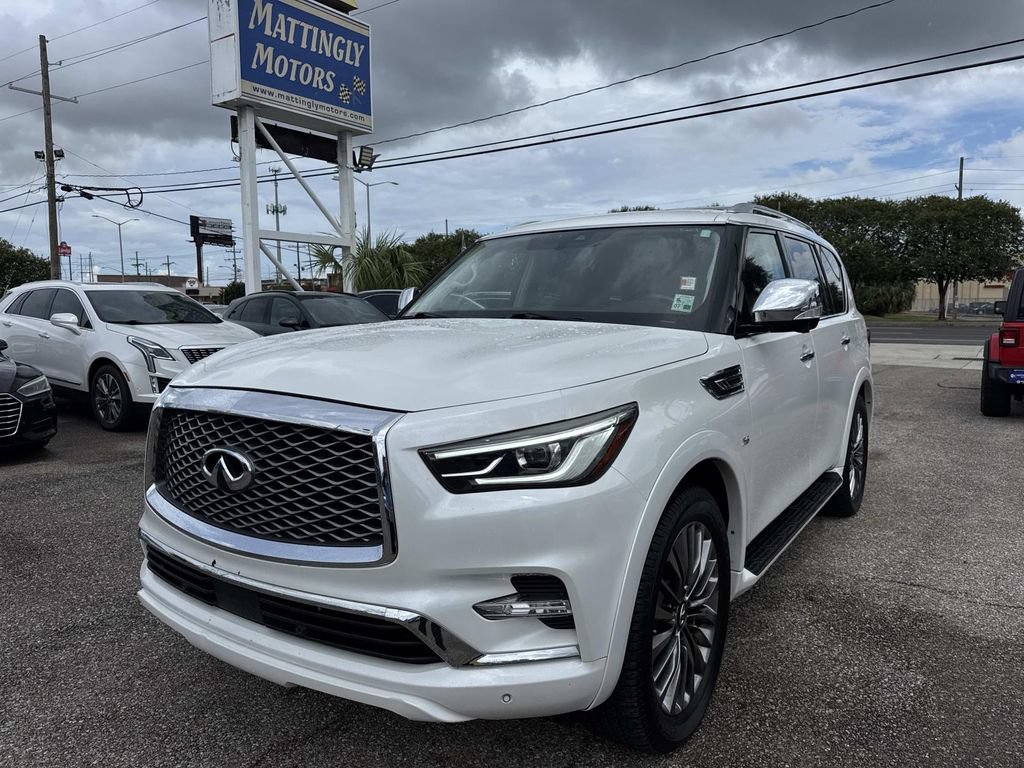 Used 2019 INFINITI QX80 Luxe w/ 22" Wheel Package AWD/4WD image 3
