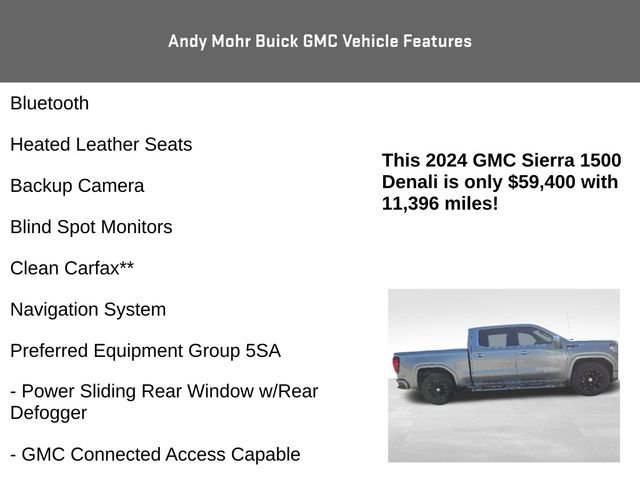 Used 2024 GMC Sierra 1500 Denali AWD/4WD image 4