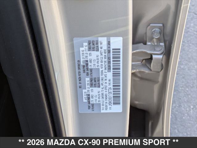 New 2026 MAZDA CX-90 3.3 Turbo w/ Premium Sport Pkg AWD/4WD image 15