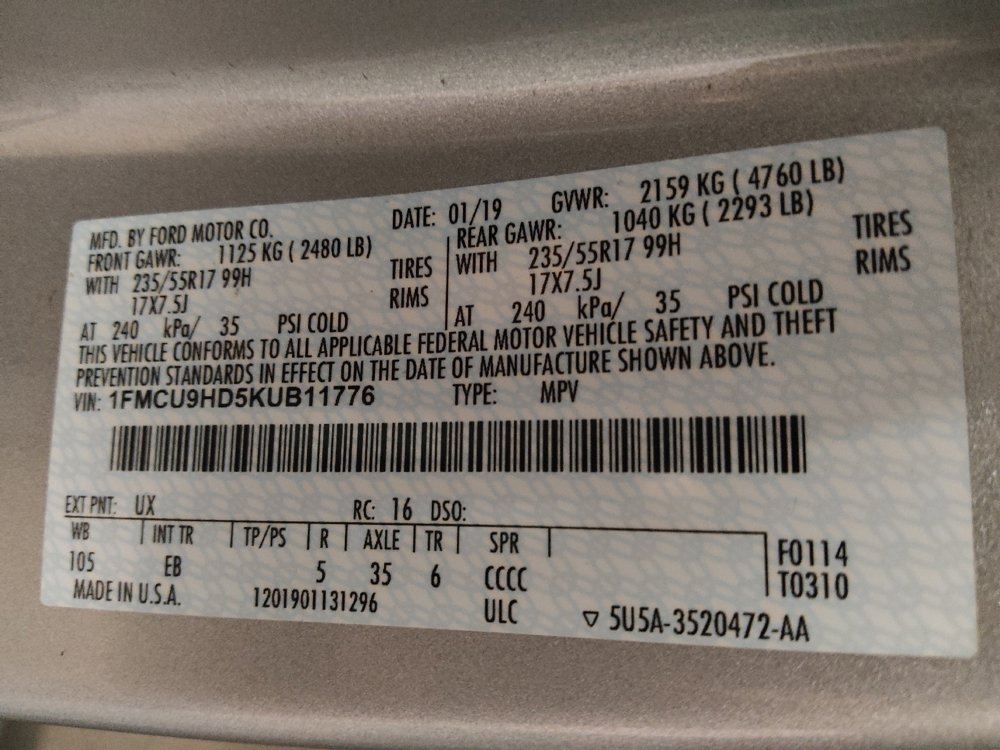 Used 2019 Ford Escape SEL image 33