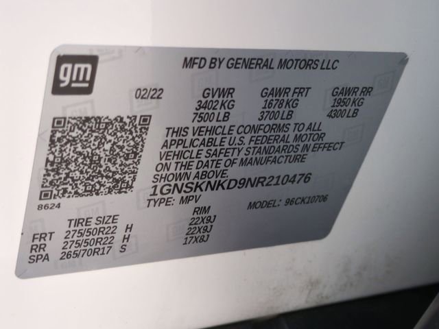 Certified 2022 Chevrolet Tahoe LT w/ LT Signature Plus Package image 35