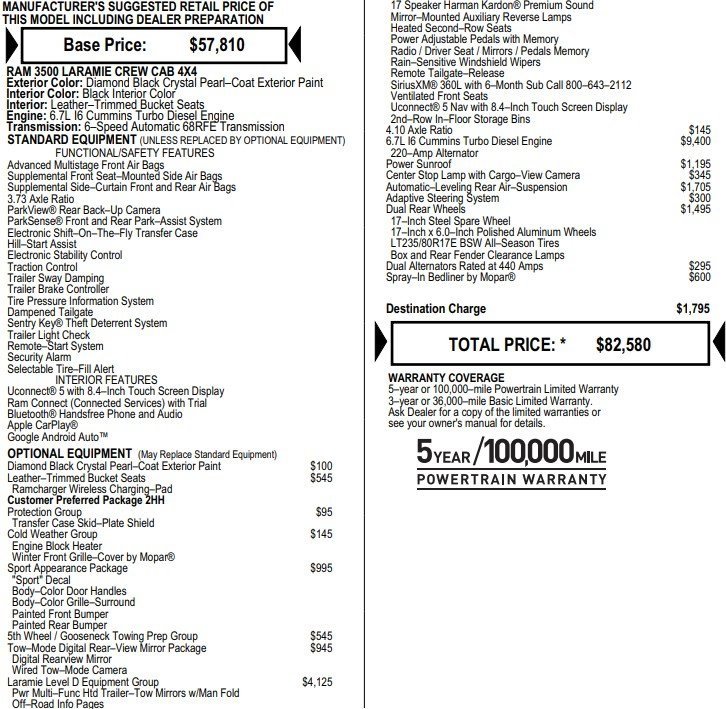 Used 2022 RAM 3500 Laramie image 2