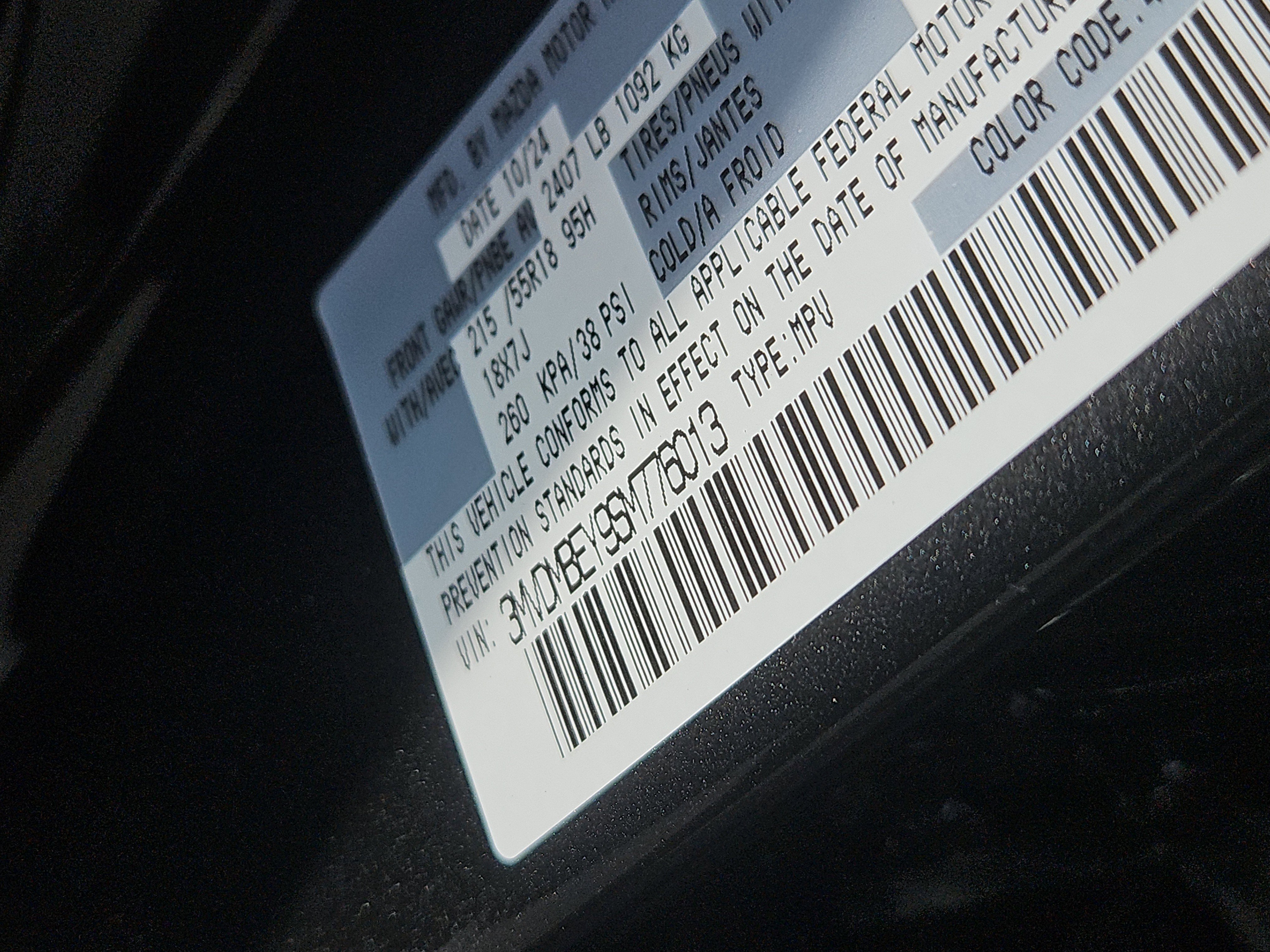 Certified 2025 MAZDA CX-30 2.5 Turbo w/ Premium Plus Pkg image 7