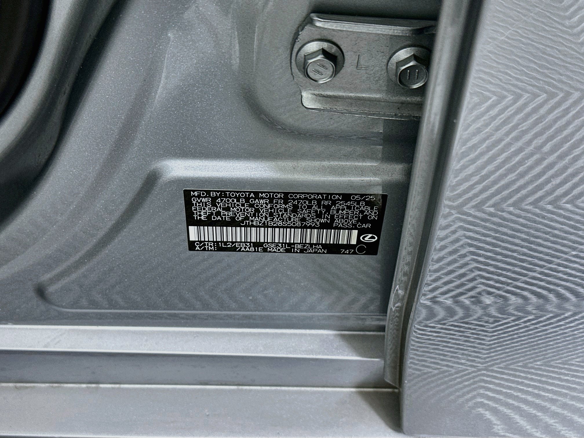 Used 2025 Lexus IS 350 F Sport w/ Accessory Package RWD image 12