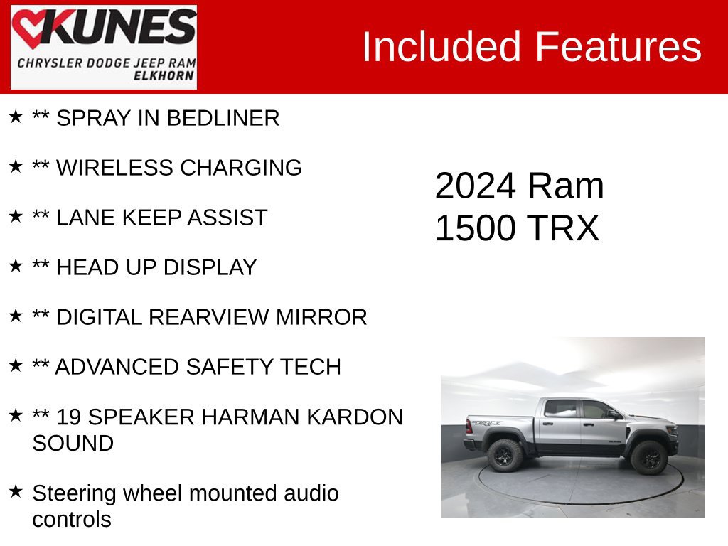 Used 2024 RAM 1500 TRX w/ TRX Level 2 Equipment Group AWD/4WD image 3