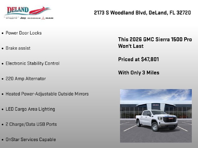 New 2026 GMC Sierra 1500 Pro w/ Pro Value Package AWD/4WD image 35