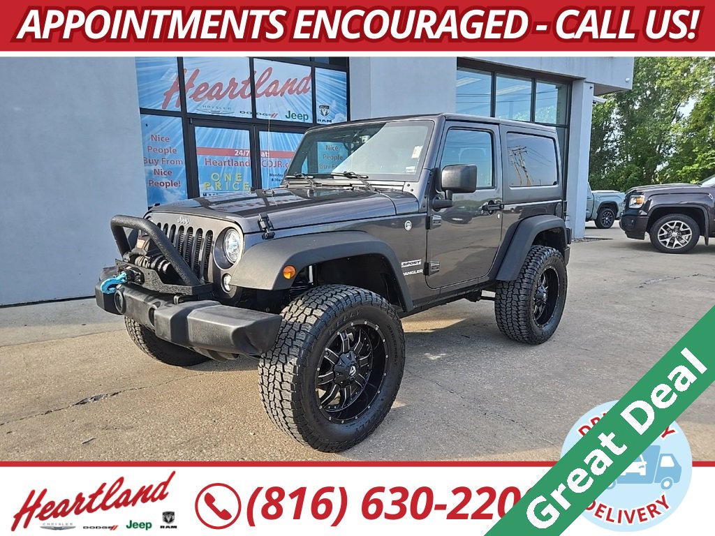 Used 2017 Jeep Wrangler Sport w/ Quick Order Package 24S
