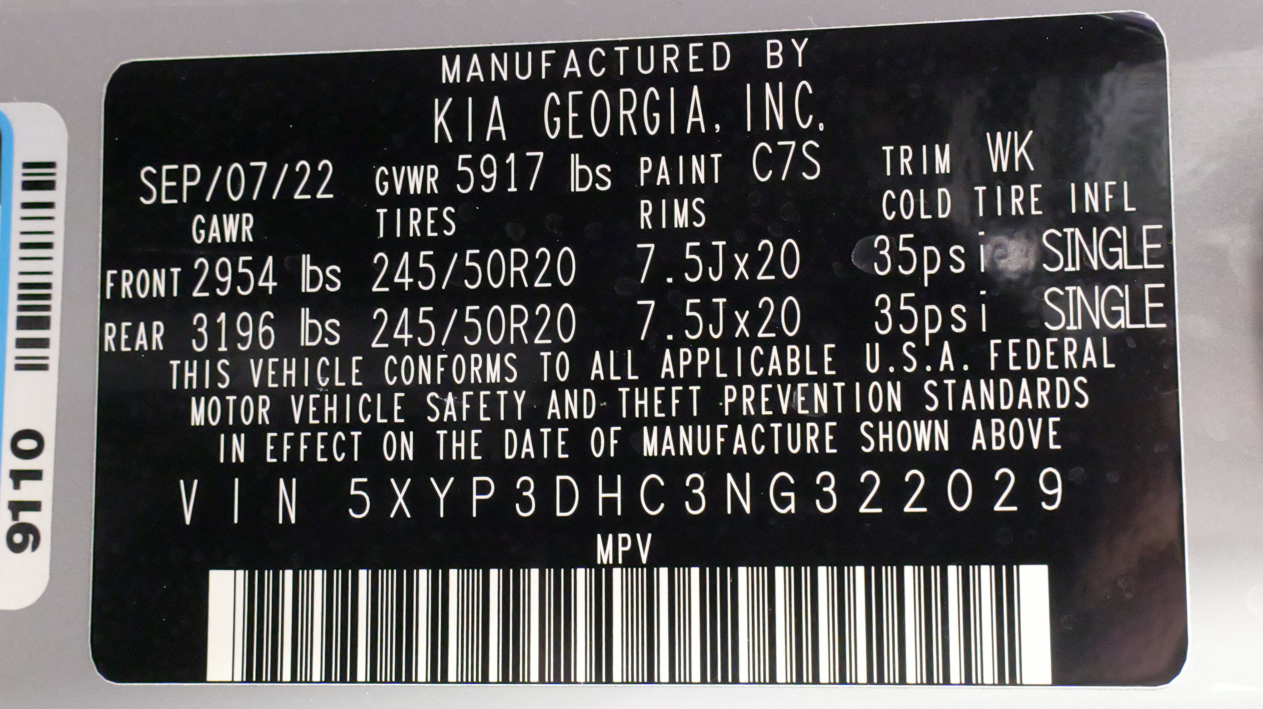 Used 2022 Kia Telluride EX w/ EX Premium Package image 57