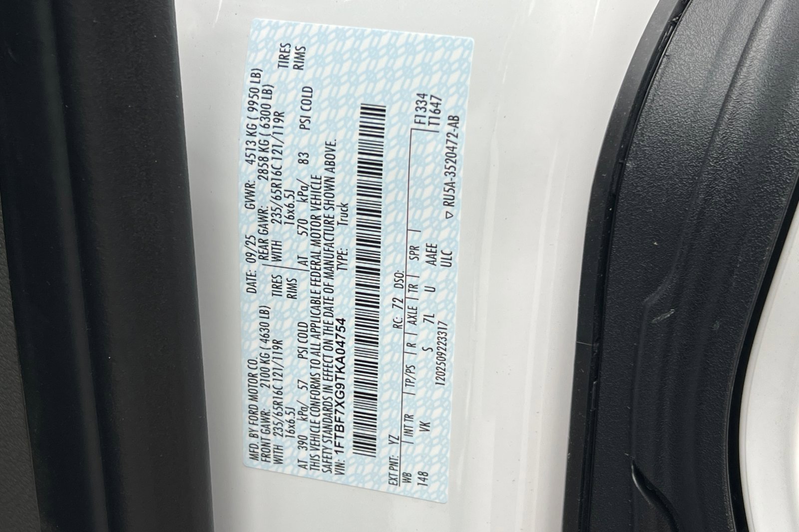 New 2026 Ford Transit 350 148 High Roof Extended w/ Load Area Protection Package image 29