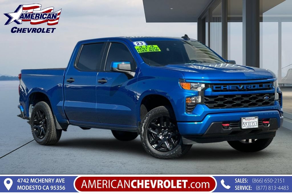 Used 2023 Chevrolet Silverado 1500 Custom w/ LPO, Dark Essentials Package