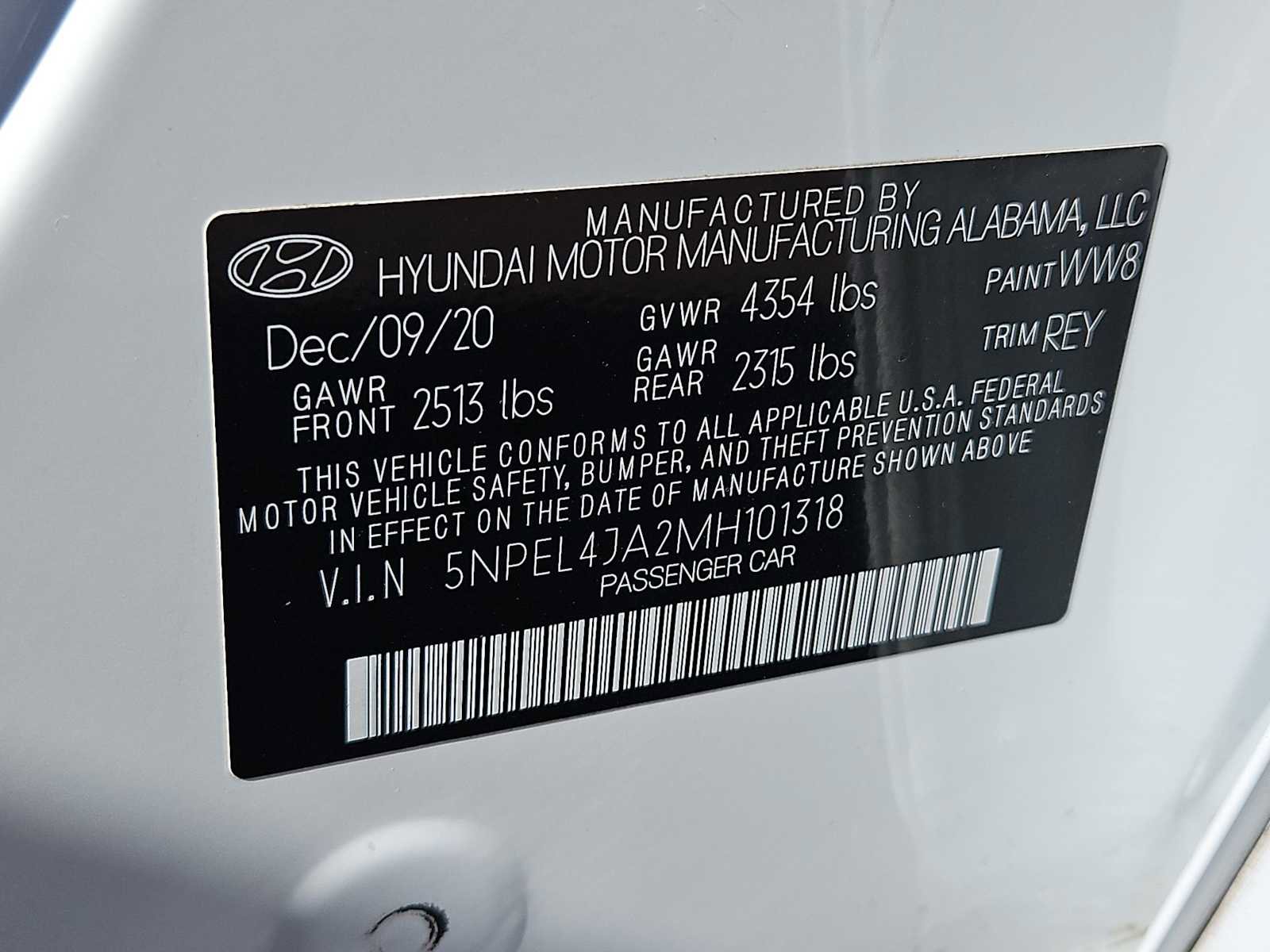 Certified 2021 Hyundai Sonata SEL image 34