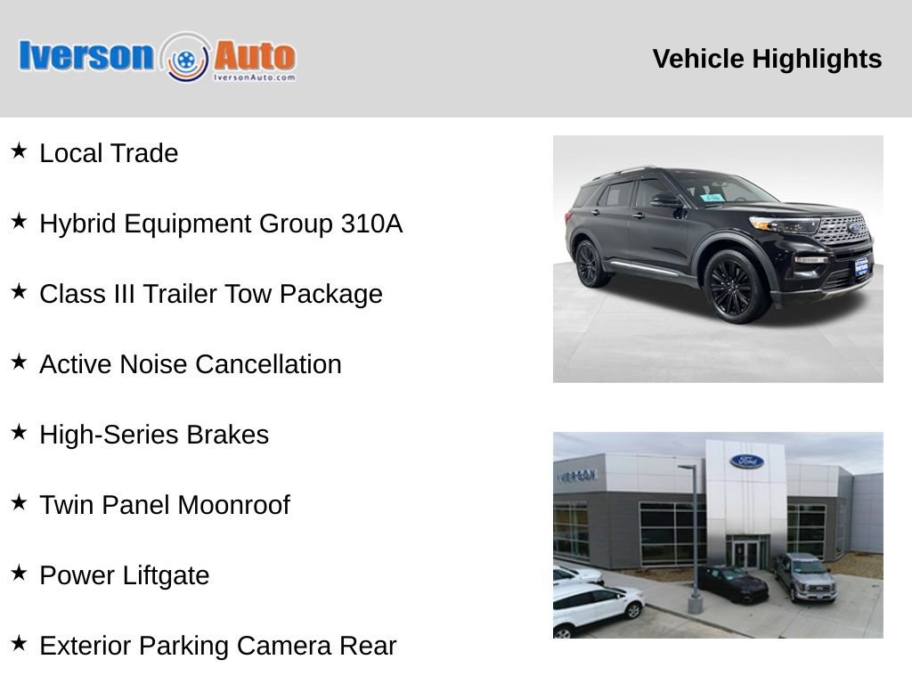 Used 2020 Ford Explorer Limited w/ Equipment Group 310A image 2