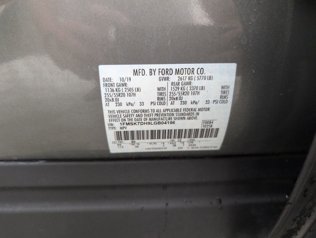 Used 2020 Ford Explorer XLT w/ Equipment Group 202A RWD image 42