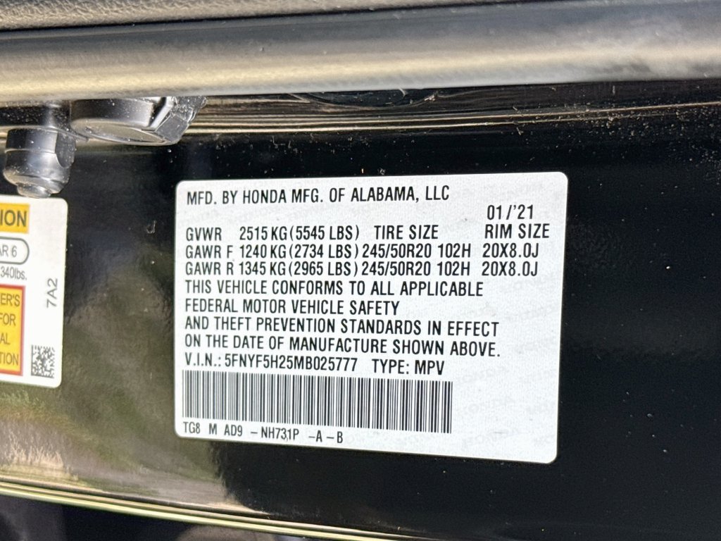 Used 2021 Honda Pilot Special Edition image 35