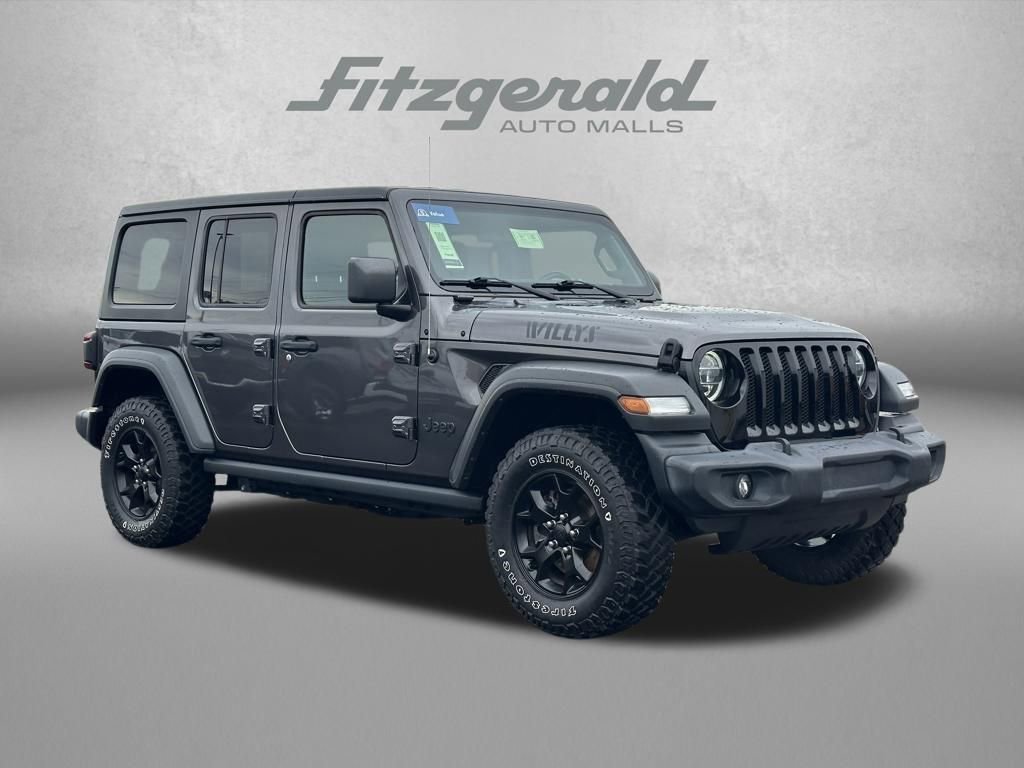 Used 2020 Jeep Wrangler Unlimited Willys image 1