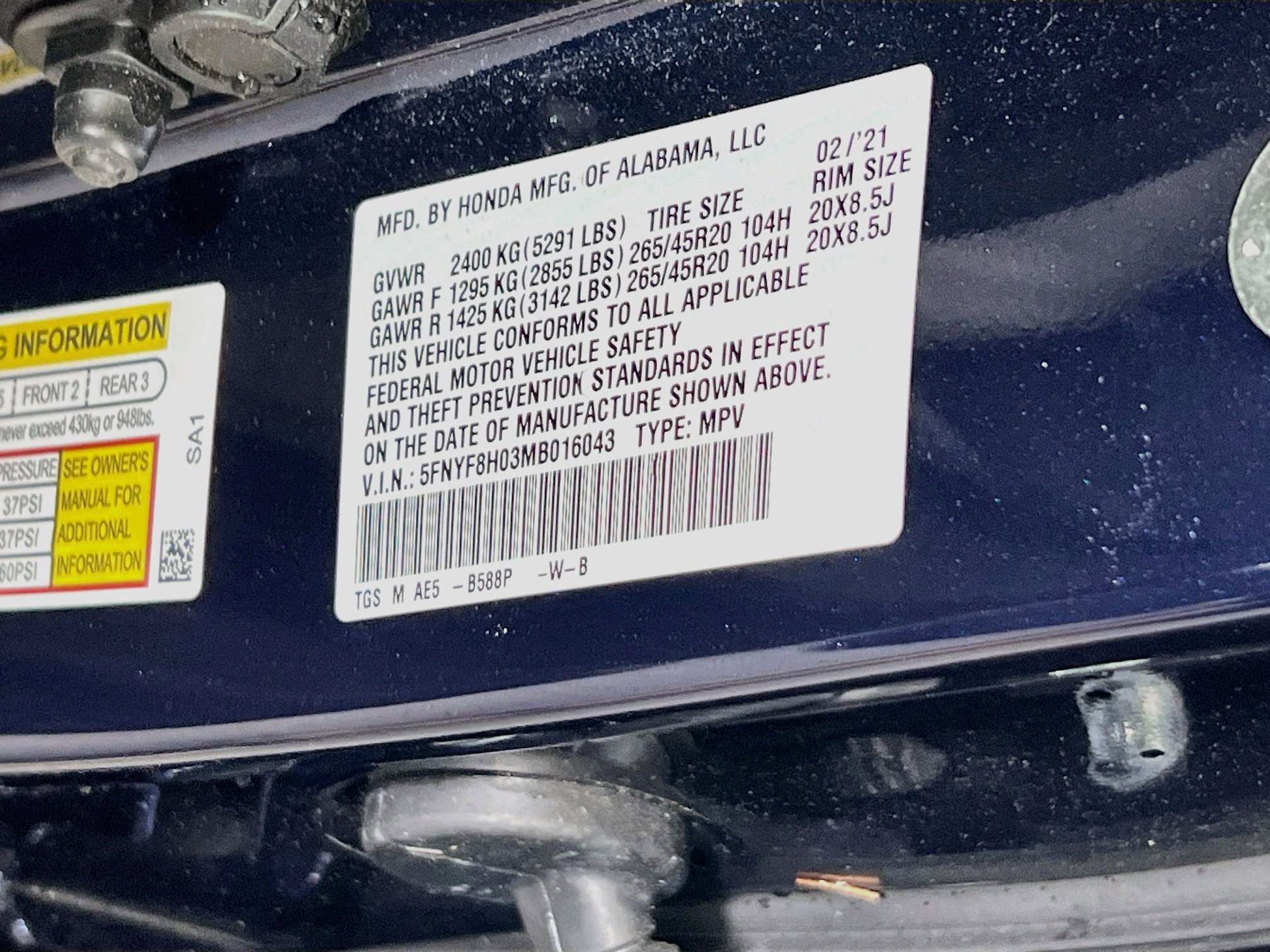 Used 2021 Honda Passport Elite image 32