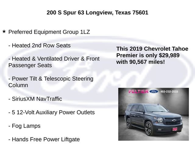 Used 2019 Chevrolet Tahoe Premier image 20