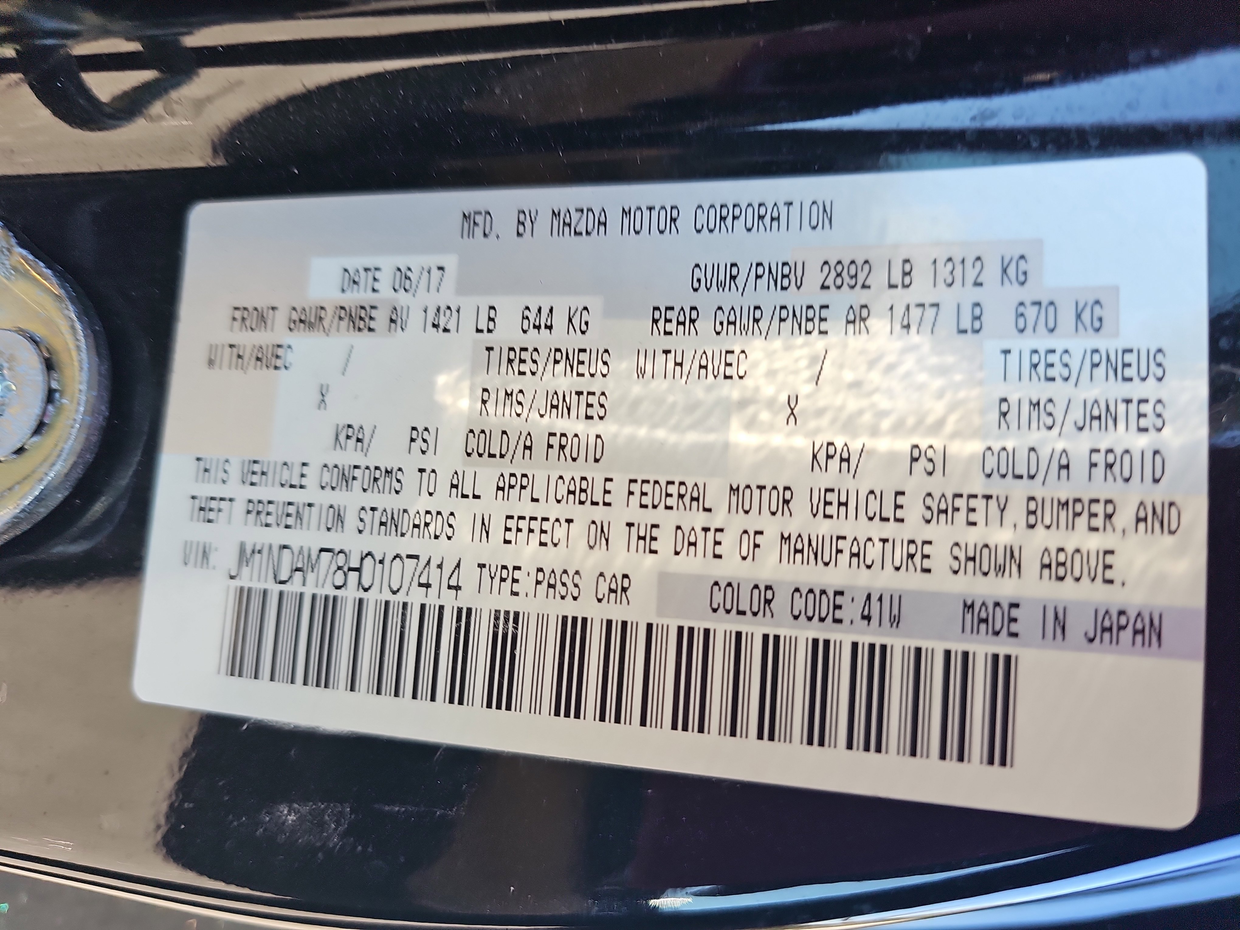 Used 2017 MAZDA MX-5 Miata RF Grand Touring image 28