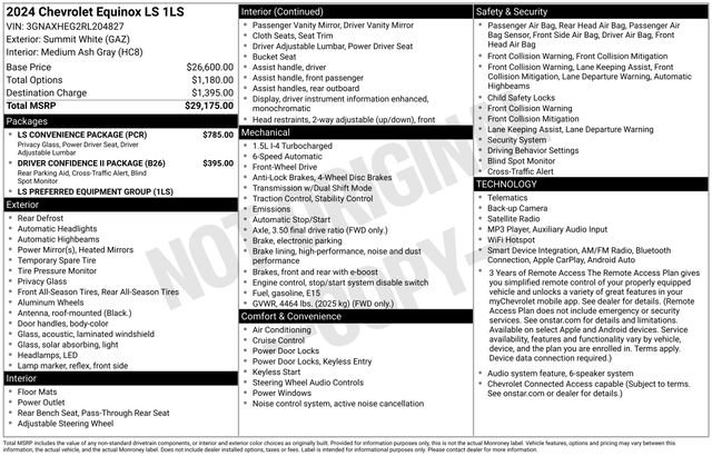 Certified 2024 Chevrolet Equinox LS w/ LS Convenience Package FWD image 7