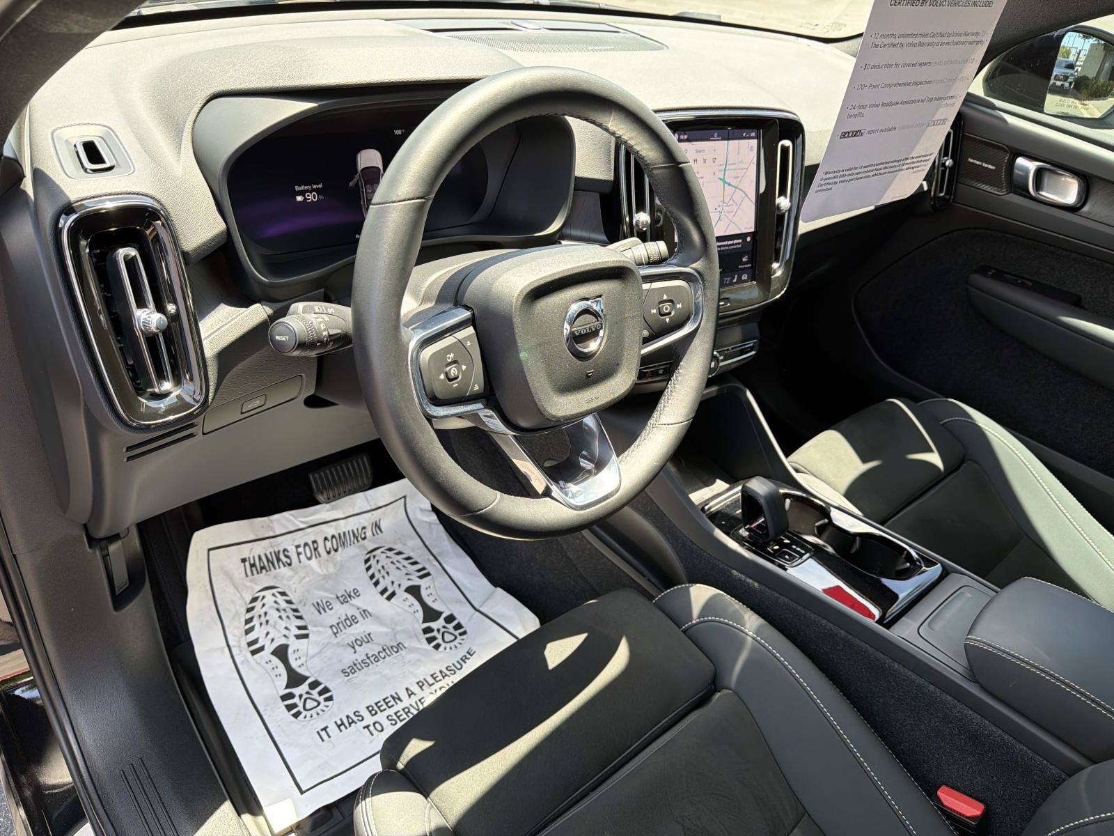 Certified 2023 Volvo C40 P8 Recharge Ultimate w/ Protection Package Premier AWD/4WD image 9