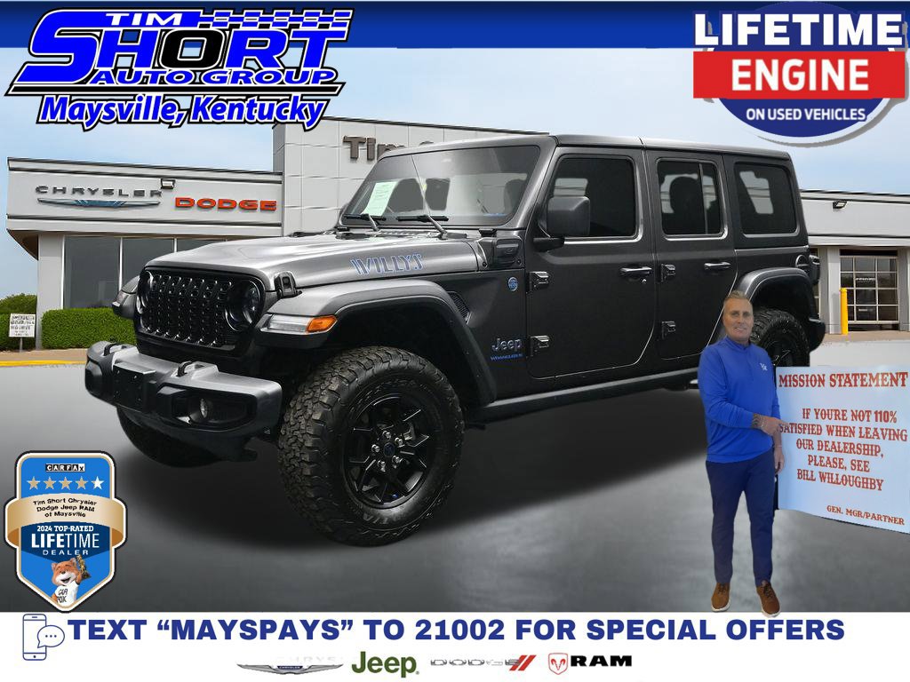 Used 2025 Jeep Wrangler Unlimited Sport S 4xe AWD/4WD 360° Tour