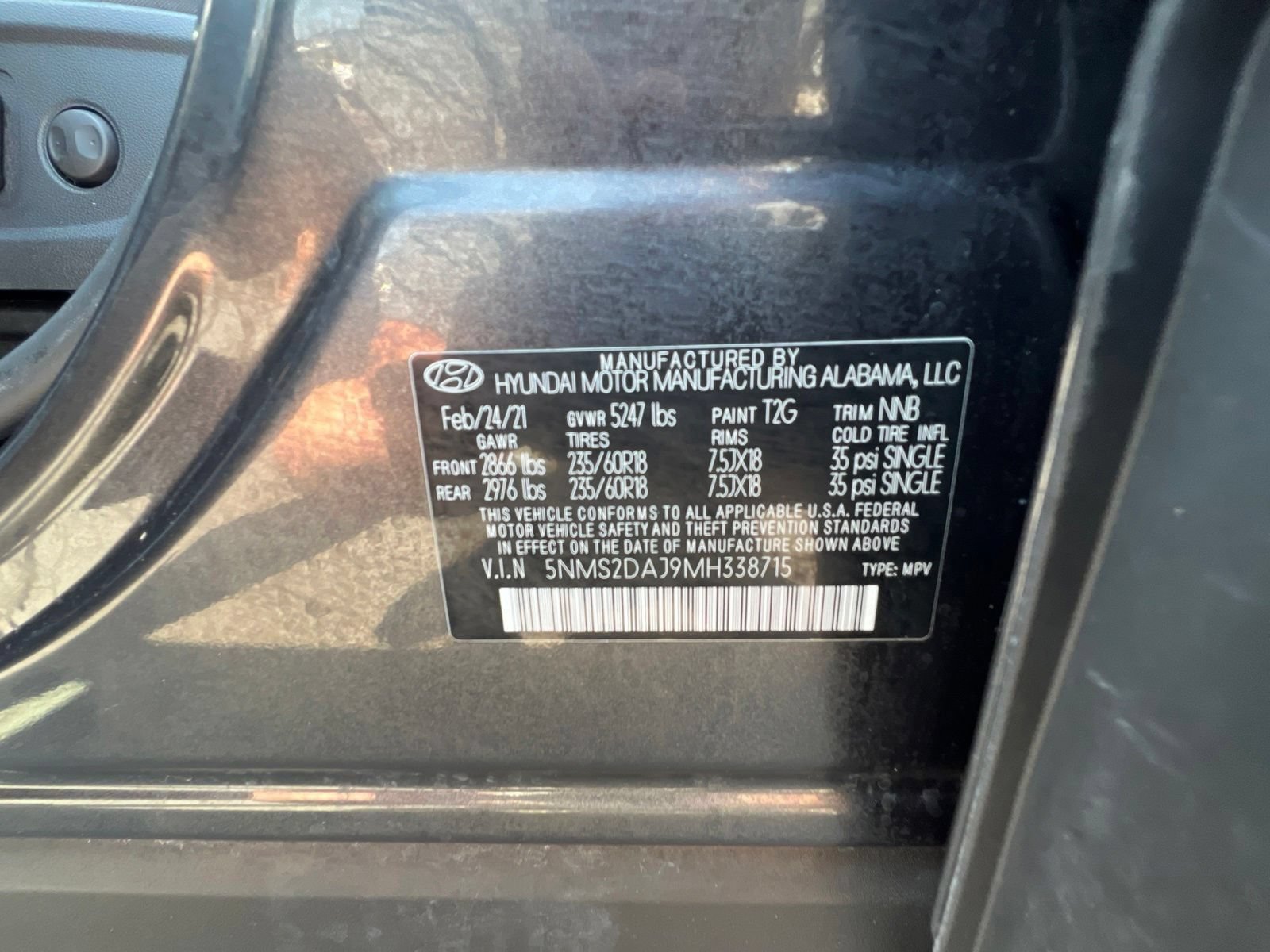 Used 2021 Hyundai Santa Fe SEL AWD/4WD image 32