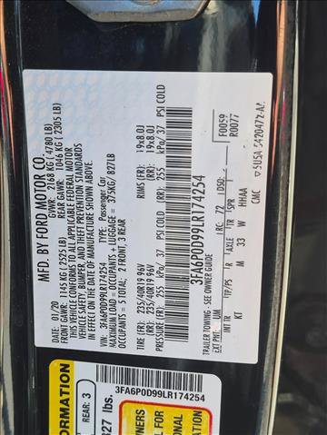 Used 2020 Ford Fusion Titanium AWD/4WD image 26