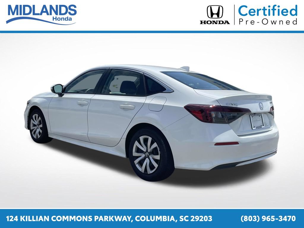 Certified 2025 Honda Civic LX image 4