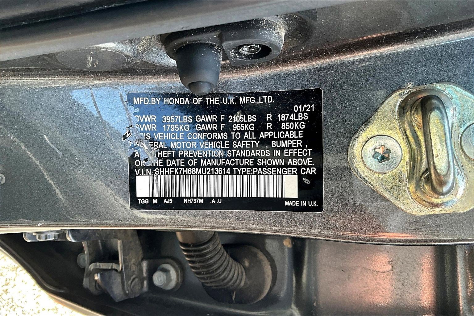 Used 2021 Honda Civic EX image 4
