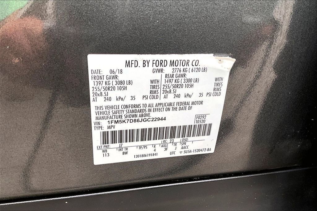 Used 2018 Ford Explorer XLT w/ Equipment Group 202A FWD image 18
