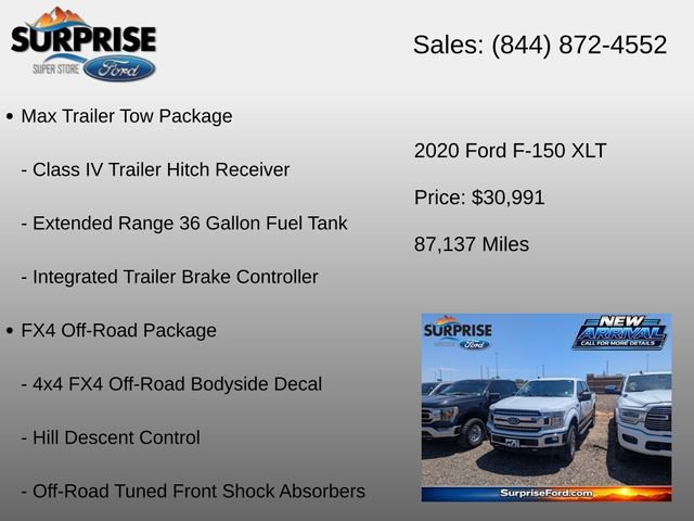 Used 2020 Ford F150 XLT w/ Equipment Group 302A Luxury AWD/4WD image 17