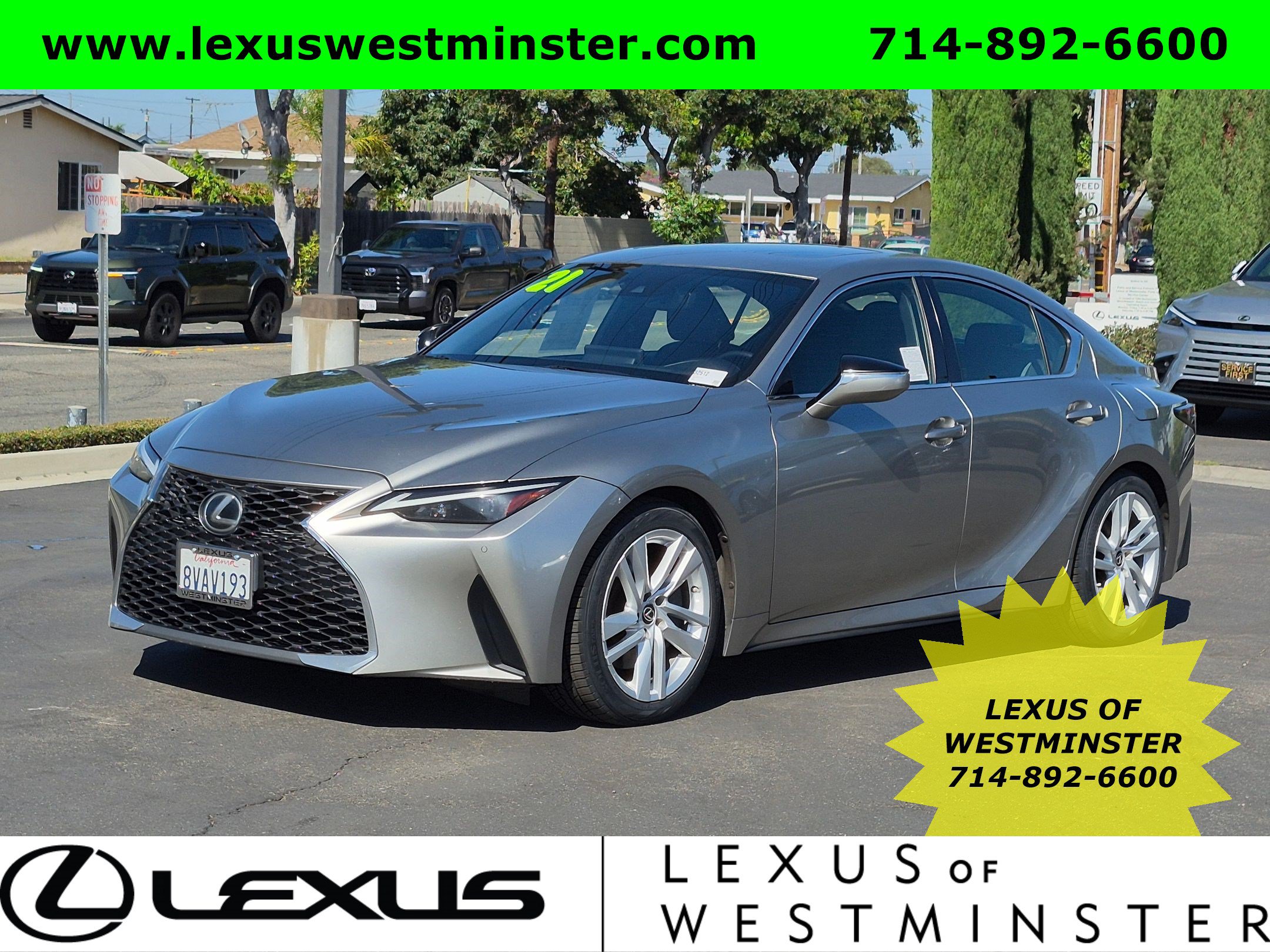 Used 2021 Lexus IS 300 w/ Comfort Package RWD image 1