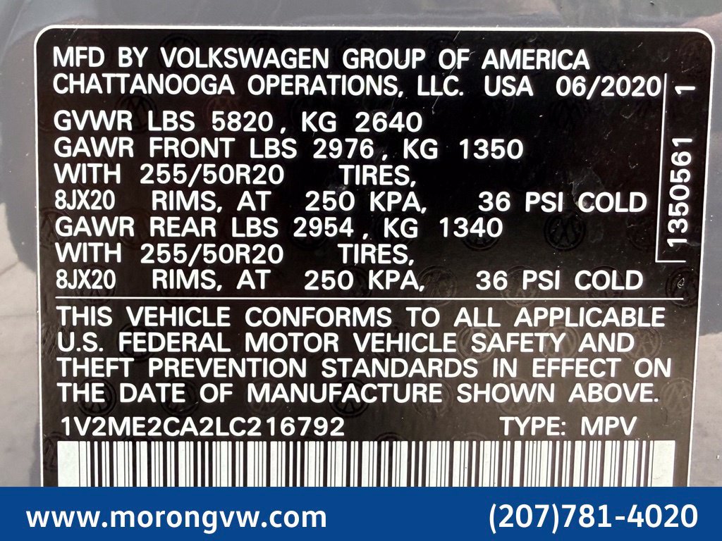 Used 2020 Volkswagen Atlas Cross Sport SEL AWD/4WD image 49