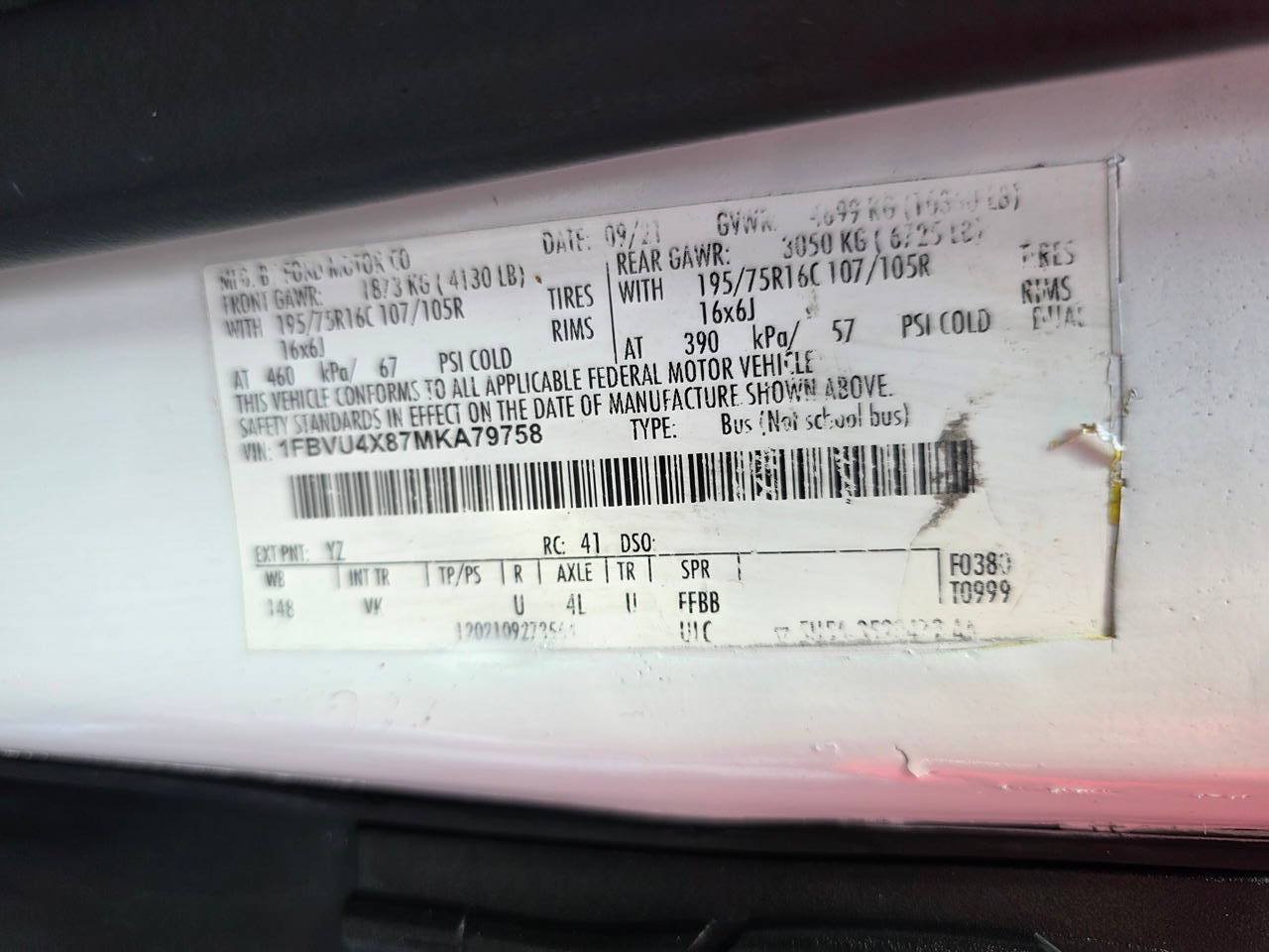 Used 2021 Ford Transit 350 XL RWD image 30