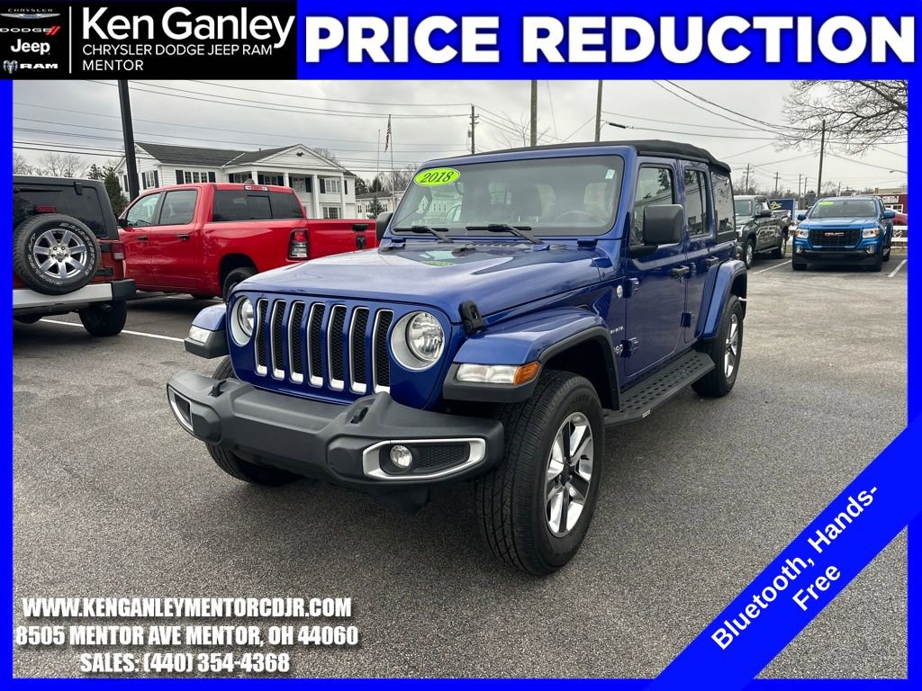 Used 2018 Jeep Wrangler Unlimited Sahara image 3