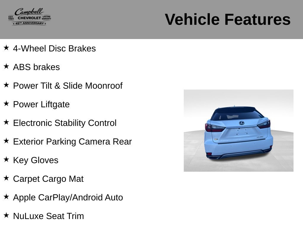 Used 2020 Lexus RX 350 FWD w/ Premium Package image 10