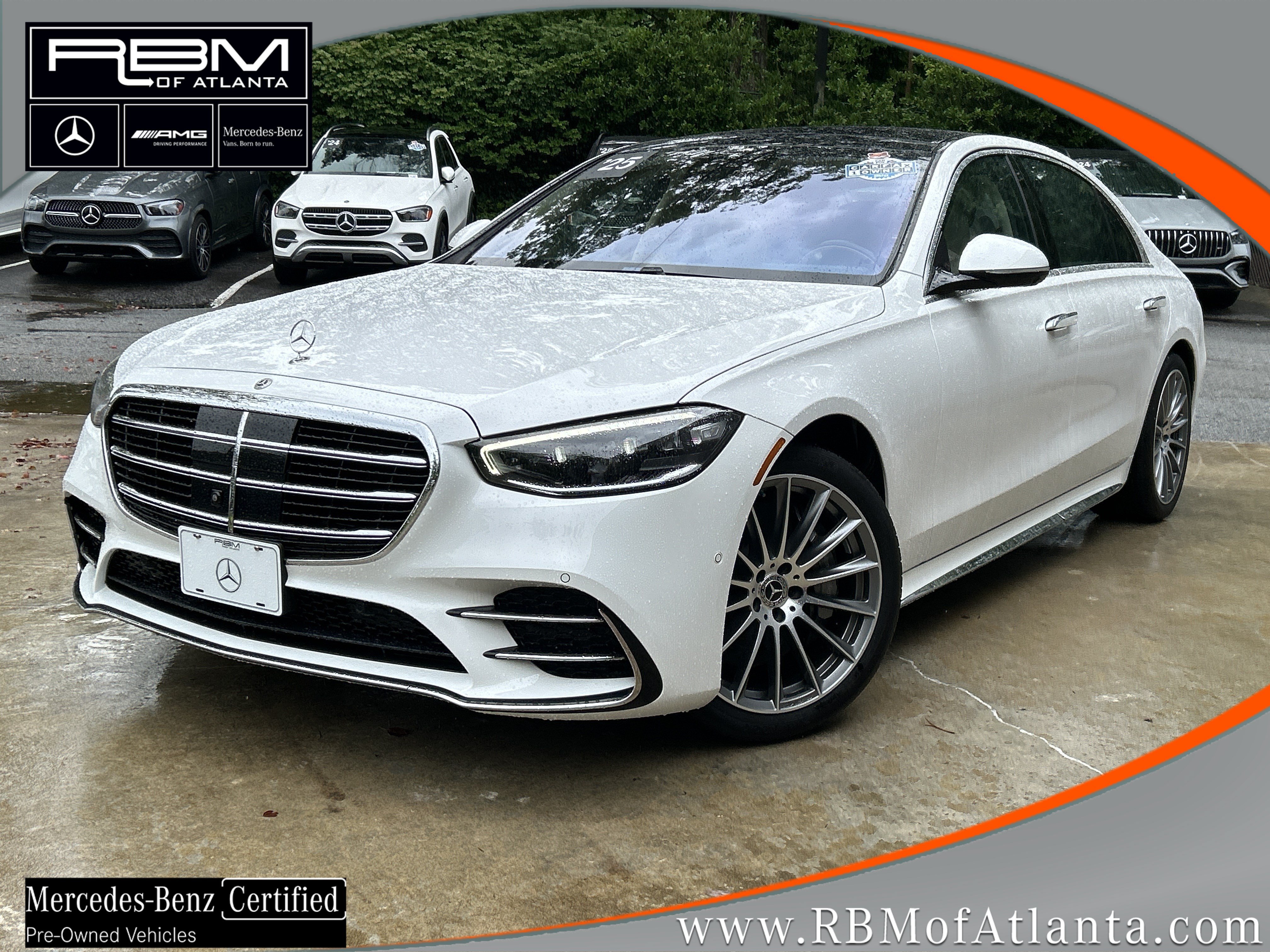 Certified 2025 Mercedes-Benz S 580 4MATIC Sedan w/ AMG Line Package