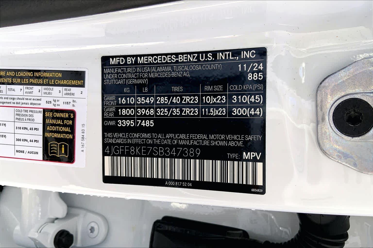 Certified 2025 Mercedes-Benz GLS 63 AMG 4MATIC image 37