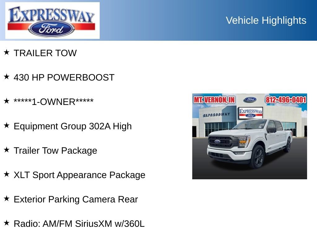 Used 2023 Ford F150 XLT w/ Equipment Group 302A High image 2