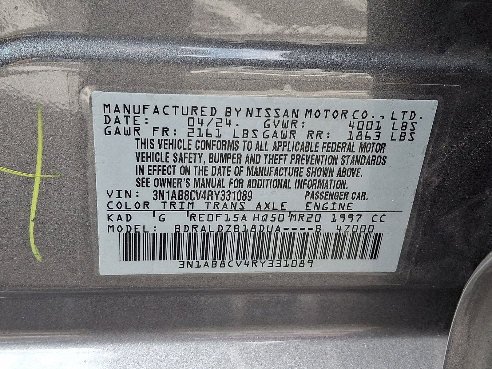 Used 2024 Nissan Sentra SV FWD image 27