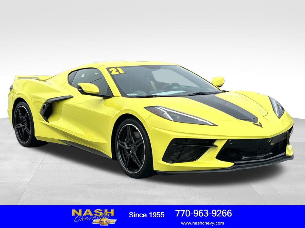 Used 2021 Chevrolet Corvette Stingray Premium Cpe w/ Z51 Performance Package RWD 360° Tour
