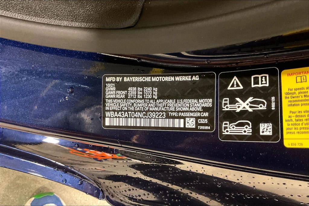 Used 2022 BMW 430i xDrive Convertible w/ Premium Package AWD/4WD image 19