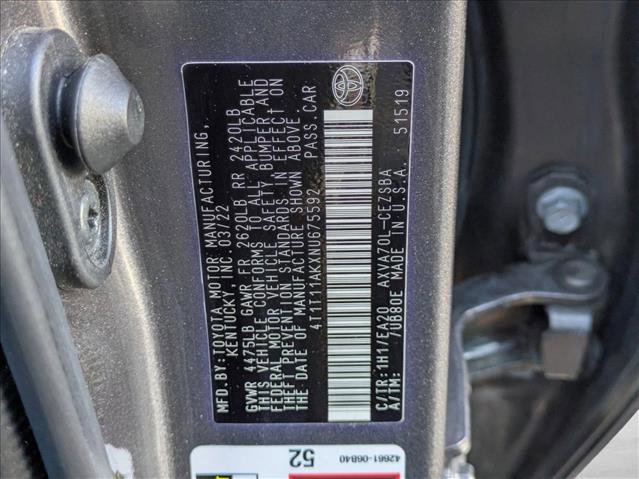 Certified 2022 Toyota Camry SE w/ Convenience Package FWD image 25