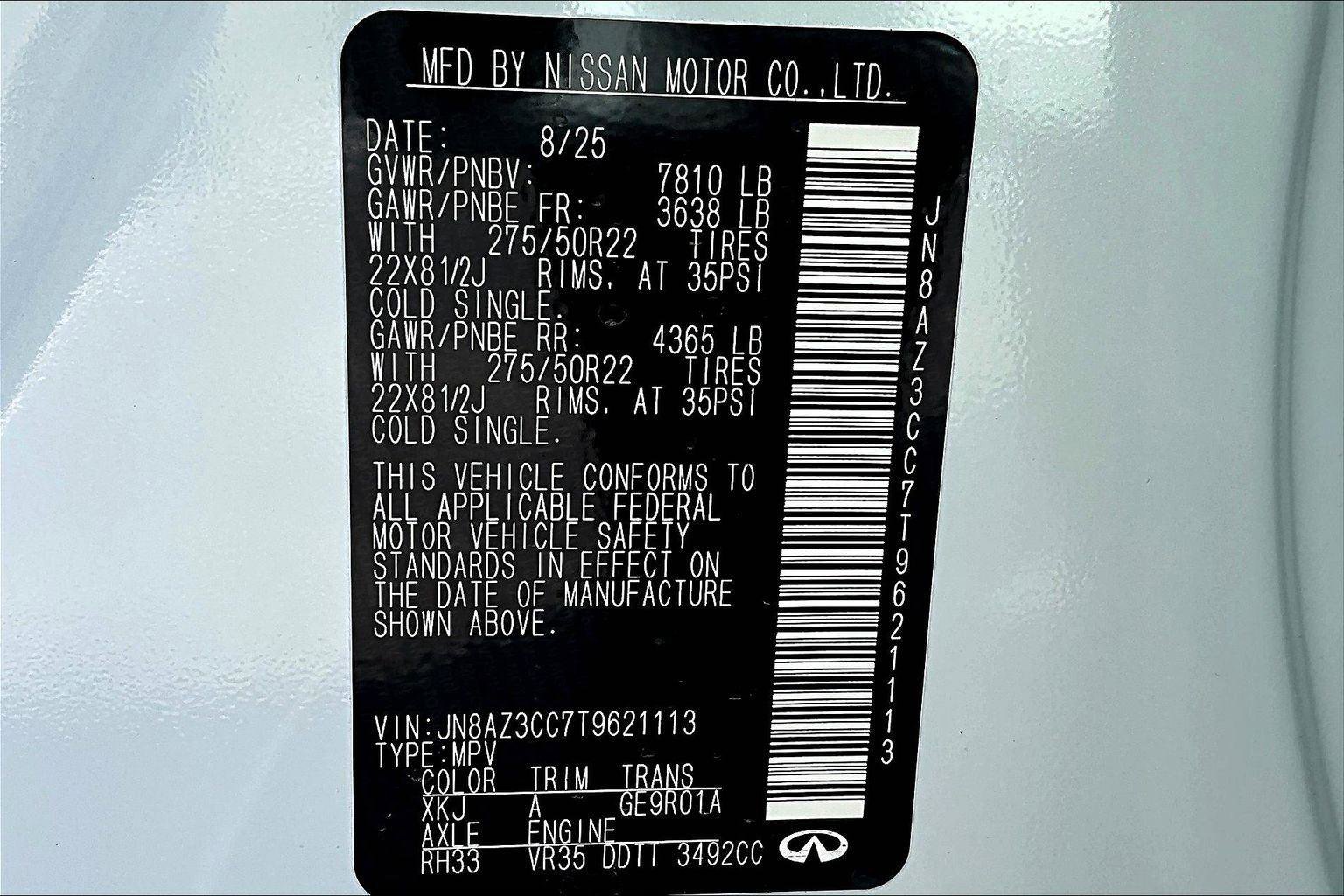 New 2026 INFINITI QX80 Autograph image 18