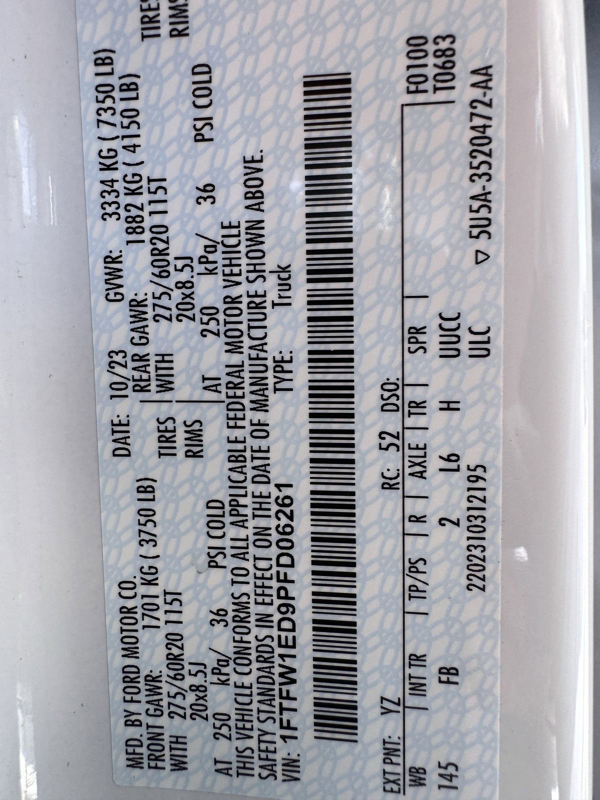 Used 2023 Ford F150 XLT w/ Equipment Group 302A High image 32