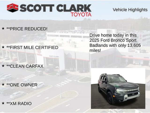 Used 2025 Ford Bronco Sport Badlands AWD/4WD image 7