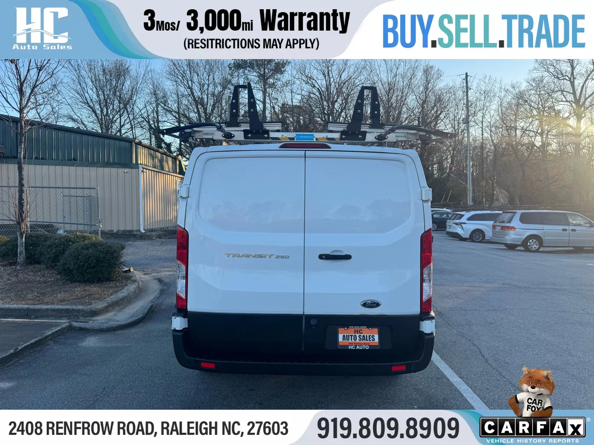 Used 2020 Ford Transit 250 Low Roof w/ Upfitter Package image 4